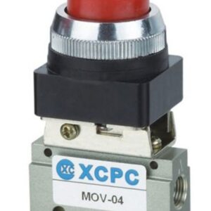 MOV-04 - Ručni pneumatski razvodnik (ravno okruglo dugme) 2/2